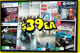 JB Hi-Fi Video games and accessories offer