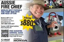 Aussie Pumps Aussie fire chief offer