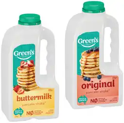 IGA Green’s Pancake Shake offer