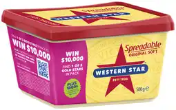 IGA Western Star Spreadable Tub Selected Varieties offer