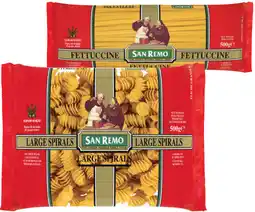 IGA San Remo Pasta 375‑500g Selected Varieties offer