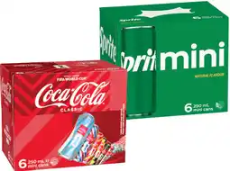 IGA Coca‑Cola, Fanta or Sprite Mini 6x250mL Selected Varieties offer
