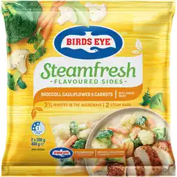 IGA Birds Eye SteamFresh Flavoured Sides Vegetables Selected Varieties offer