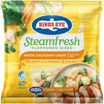 IGA Birds Eye SteamFresh Flavoured Sides Vegetables Selected Varieties offer