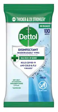 IGA Dettol Disinfectant Biodegradable Wipes Selected Varieties offer