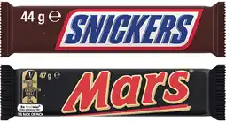 IGA Mars Medium Bars or M&M’s 35‑50g Selected Varieties offer