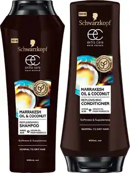 IGA Schwarzkopf Extra Care Hair Repair Shampoo or Conditioner 400mL Selected Varieties offer