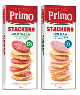 IGA Primo Stackers or Trios 45‑57g Selected Varieties offer