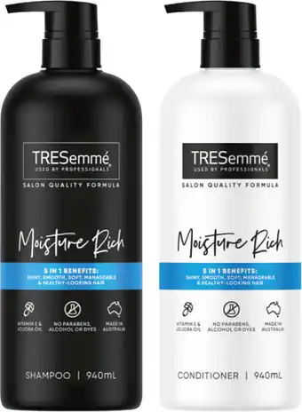 IGA TRESemmé Shampoo or Conditioner offer