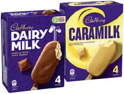 IGA Cadbury Ice Cream Sticks Selected Varieties offer