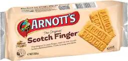IGA Arnott’s Scotch Finger or Yo‑Yo Biscuits 250g offer