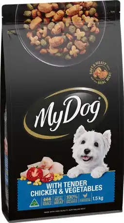 IGA My Dog Dry Dog Food Selected Varieties offer