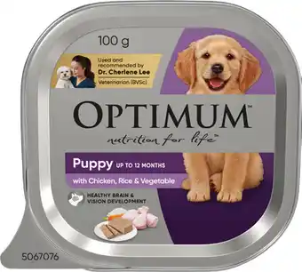 IGA Optimum Wet Dog Food Selected Varieties offer