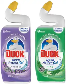 IGA Duck Deep Action Gel Toilet Cleaner Selected Varieties offer