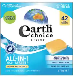 IGA Earth Choice All in 1 Dish Tablets offer