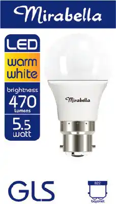 IGA Mirabella LED Globe 5.5W Selected Varieties offer