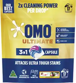 IGA OMO Ultimate 3 in 1 Laundry Capsules offer