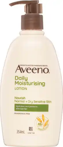 IGA Aveeno Moisturising Lotion Selected Varieties offer