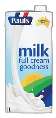 IGA Pauls Full Cream Long Life Milk offer