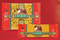 IGA San Remo Pasta 375‑500g Selected Varieties offer
