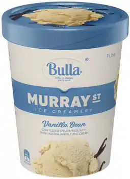 IGA Bulla Murray St Ice Creamery Selected Varieties offer