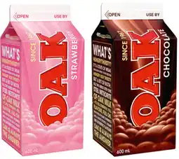IGA Oak Flavored Milk Selected Varieties offer