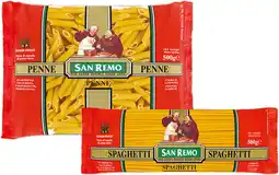 IGA San Remo Pasta 375‑500g Selected Varieties offer