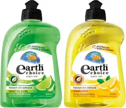 IGA Earth Choice Ultra Concentrate Dishwashing Liquid Selected Varieties offer