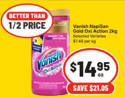 IGA Vanish NapiSan Gold Oxi Action offer