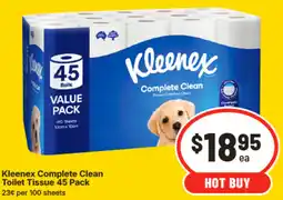 IGA Kleenex Complete Clean Toilet Tissue offer