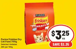IGA Purina Friskies Dry Cat Food offer