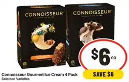 IGA Connoisseur Gourmet Ice Cream offer