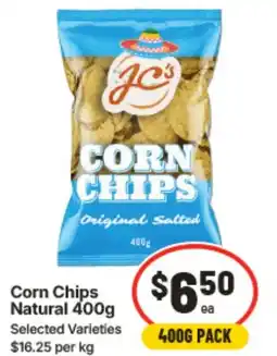 IGA Corn Chips Natural offer