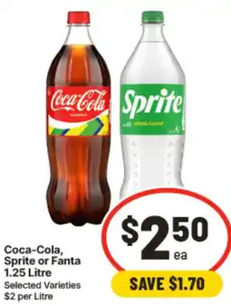 IGA Coca Cola Sprite or Fanta offer