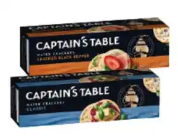 IGA Captains Table Water Crackers offer