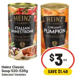 IGA Heinz Classic Soup offer
