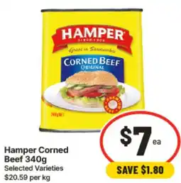 IGA Hamper Corned Beef offer