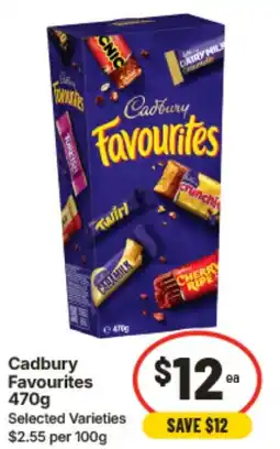 IGA Cadbury Favourites offer