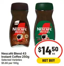 IGA Nescafé Blend 43 Instant Coffee offer