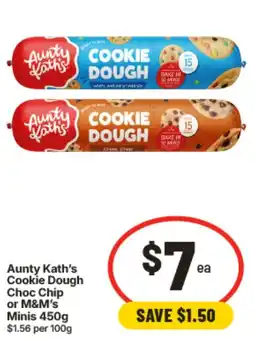 IGA Aunty Kaths Cookie Dough Choc Chip or M&Ms Minis offer