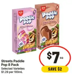 IGA Streets Paddle Pop offer