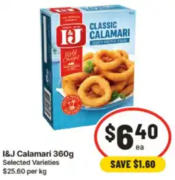 IGA I&J Calamari offer