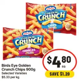 IGA Birds Eye Golden Crunch Chips offer