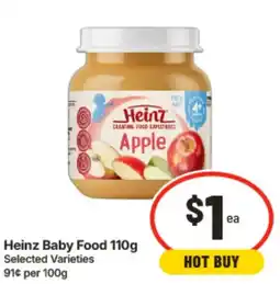 IGA Heinz Baby Food offer