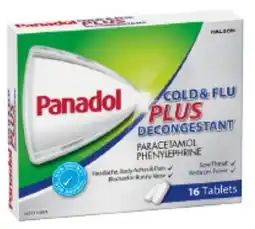 IGA Panadol Cold & Flu Plus Decongestant Tablets offer