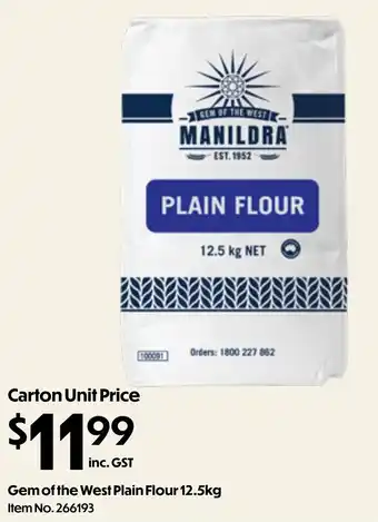 Gem of the West Plain Flour