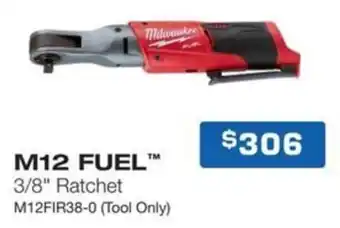 M12 fuel 3/8 ratchet m12fir38 0