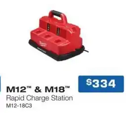 Burson Auto Parts M12 & M18 Rapid Charge Station offer
