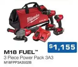 Burson Auto Parts M18 fuel 3 piece power pack 3a3 m18fpp3a3502b offer