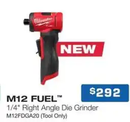 Burson Auto Parts M12 fuel 1/4 right angle die grinder m12fdga20 offer